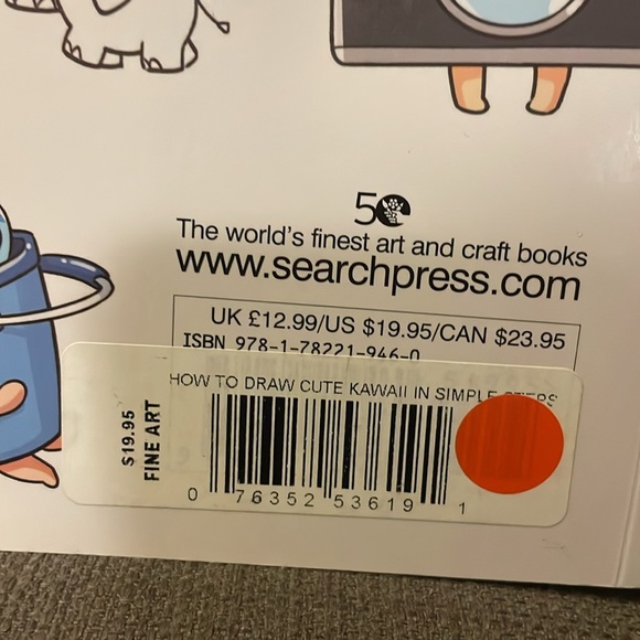 EUC How to draw Cute Kawaii in Simple Steps large softcover book - Picture 3 of 7